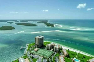 caxambas pass marco island drone photo