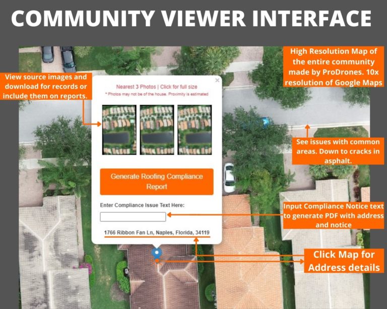 Drone Software Interface for Communities