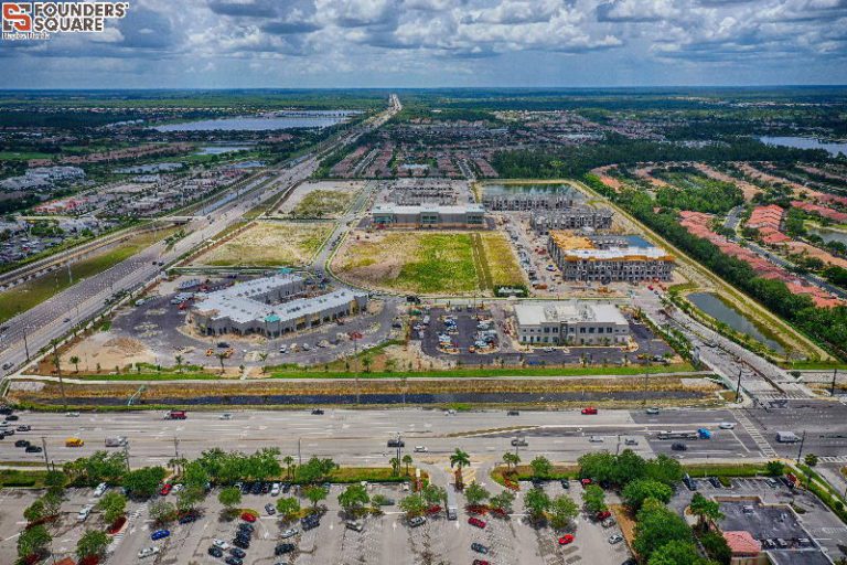 drone construction progress photography in florida
