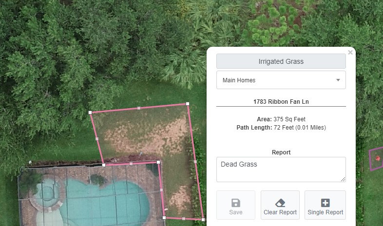 Drone Software for Landscape Management