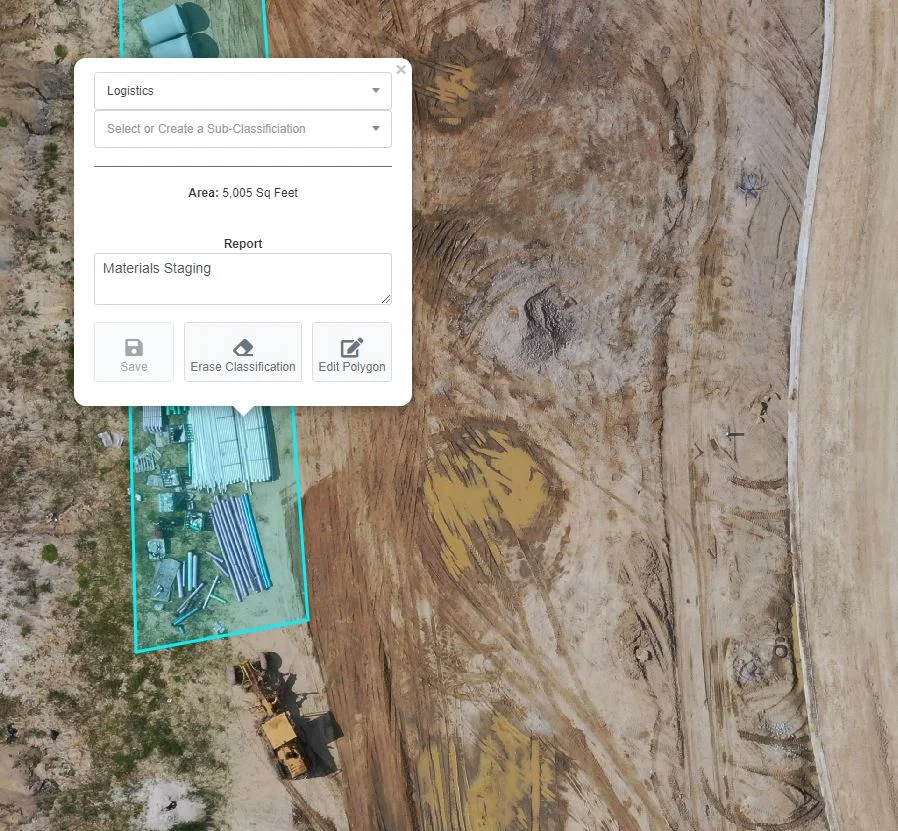 Software and drone services for construction companies