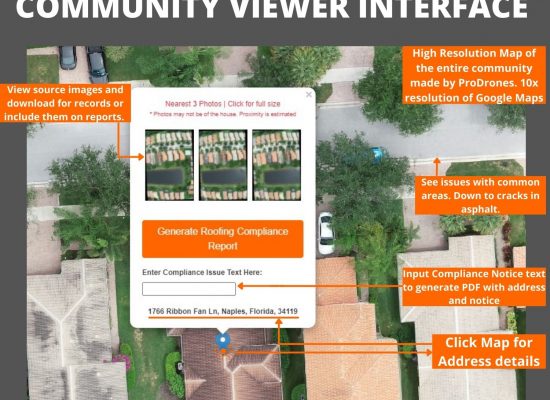 Drone Software Interface for Communities