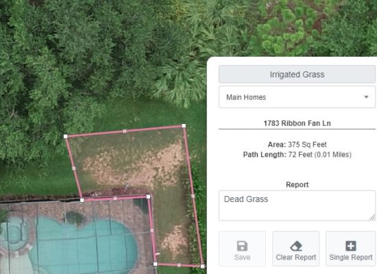 Drone Software for Landscape Management